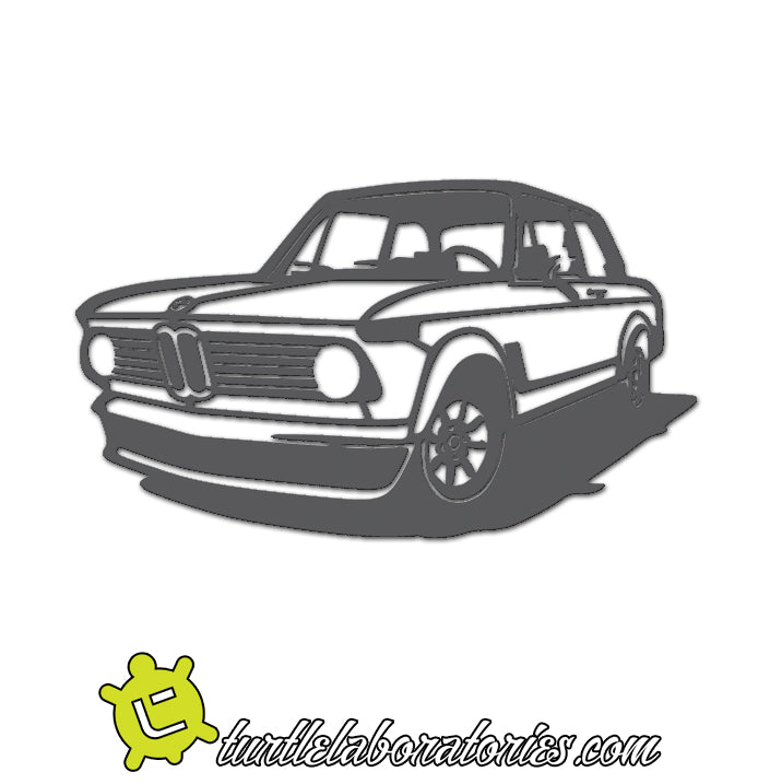 BMW 2002 Detailed Silhouette