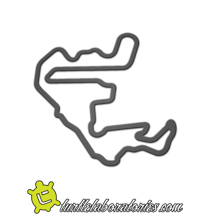 Thunderhill Raceway Park 5 Mile Course Race Track Sculpture